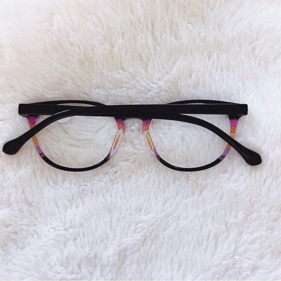 Zoe Black Multi-Color Round Reader Glasses - Picture 11 of 11
